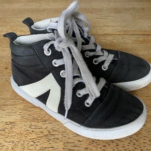 Boys or girls canvas high tops